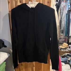 J Crew Cashmere Black Women's Hoodie